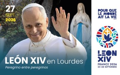 Peregrinación a Lourdes coincidiendo con la visita del Papa León XIV
